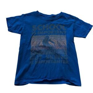 Blue Snowmass Ski Graphic Short Sleeve Tee